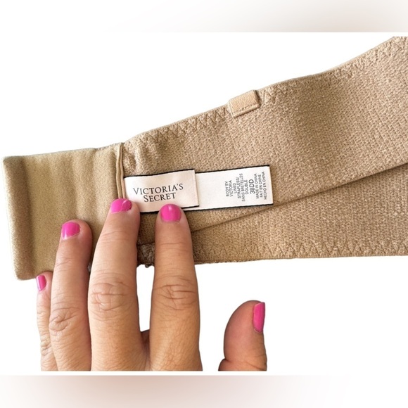 Victoria's Secret Strapless Nude Bra 38DD - Picture 3 of 5